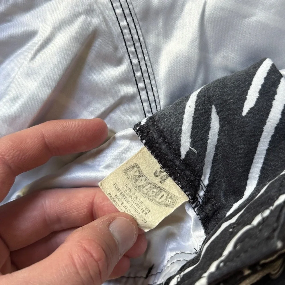 Vintage Volcom Stone Too Stripe Board Shorts 34